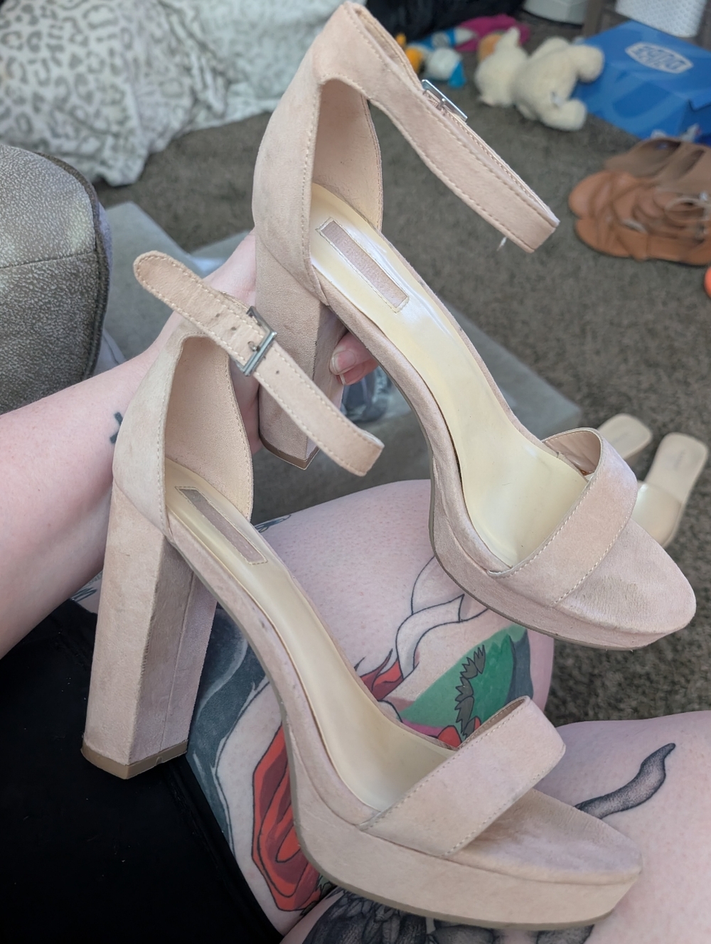 3/$15 Forever 21 Platform Block Heel